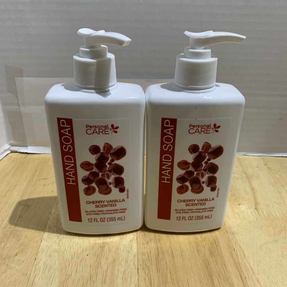 Personal Care Cherry Vanilla Scented Hand Soap 12 Fl.oz.Lot Of 2